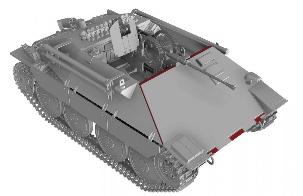1/35 Thunder Model Bergehetzer Late with 2CM Flak standard edition