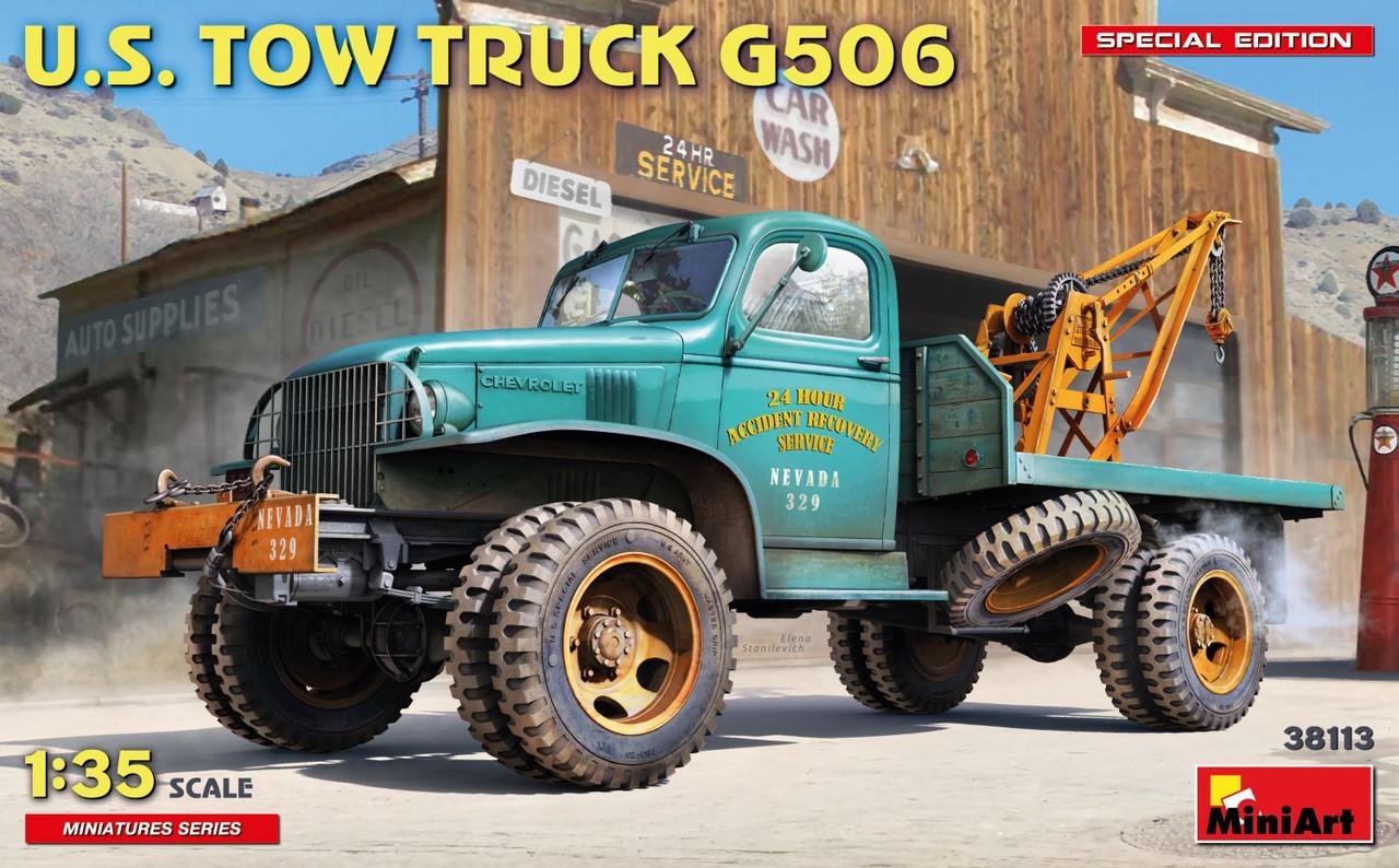 1/35 Miniart US Tow Truck G506. Special Edition Plastic Model Kit