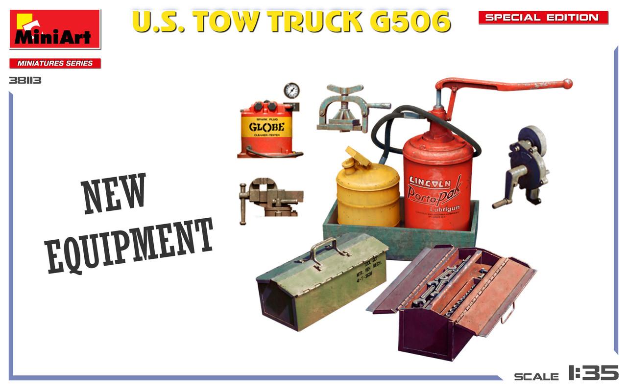 1/35 Miniart US Tow Truck G506. Special Edition Plastic Model Kit