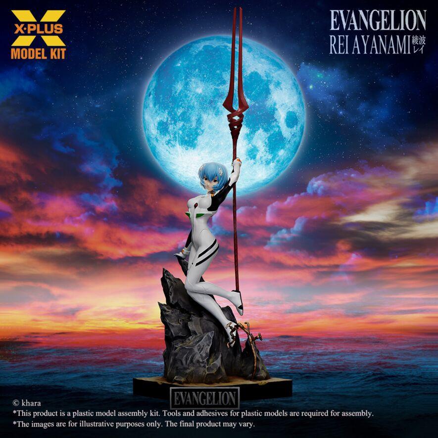 1/8 X-Plus Rei Ayanami Evangelion Plastic Model Kit - PREORDER