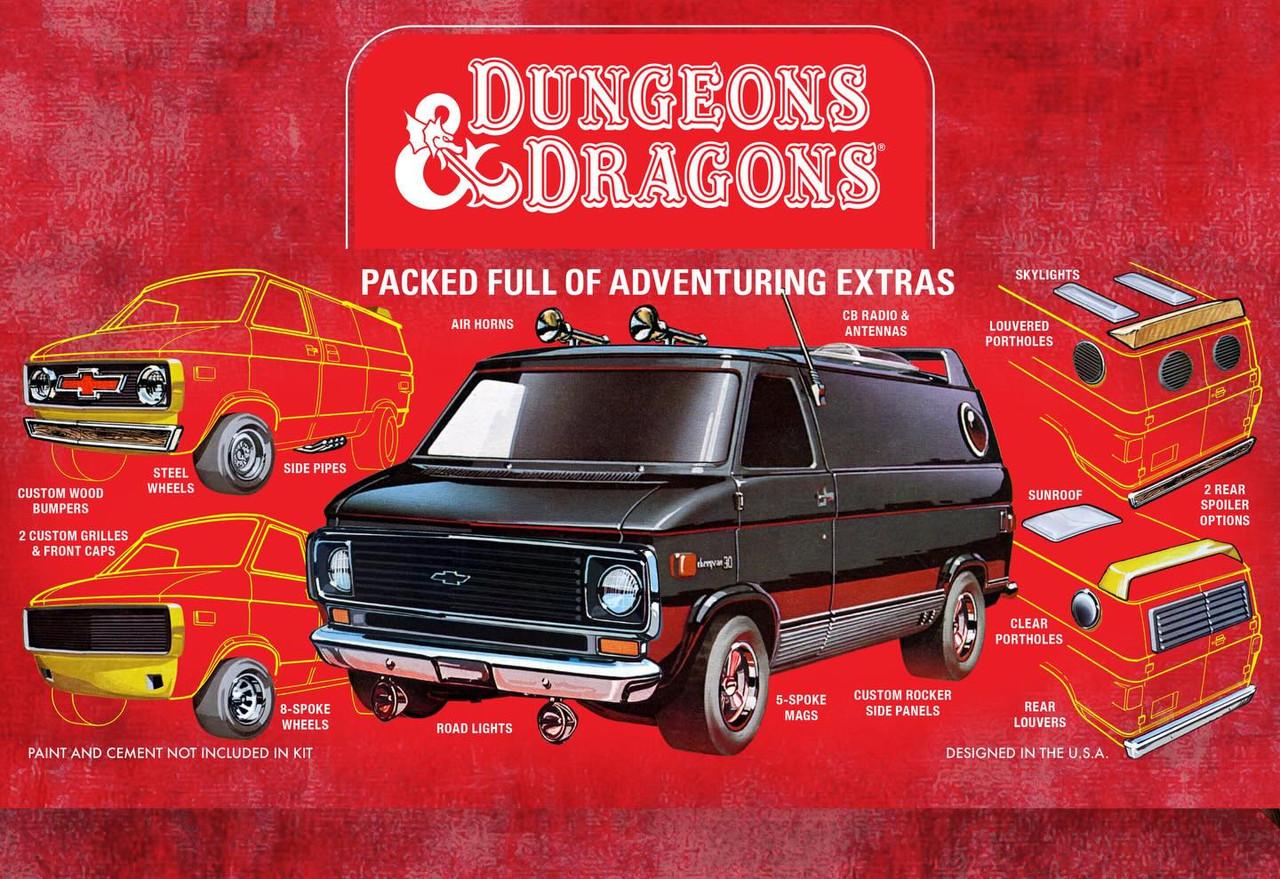 1/25 AMT 1974 Chevy Van Dungeons & Dragons Plastic Model Kit