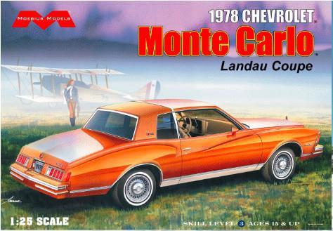 1/25 Moebius 1978 Chevy Monte Carlo Plastic Model Kit - Squadron.com