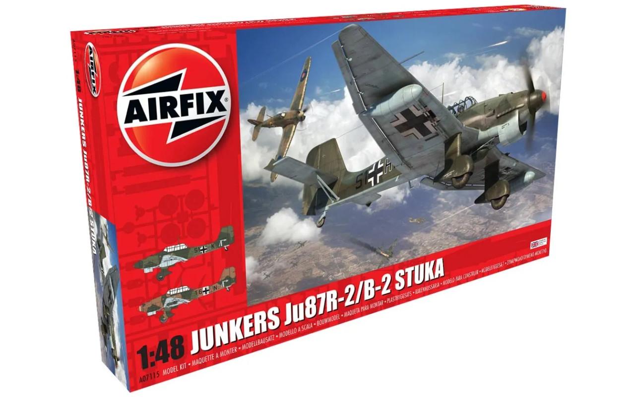 航空機・ヘリコプター AIRFIX Ju87B-2R Stuka 1:48 1/48 Airfix Junkers JU87B-2/R-2 - Squadron.com