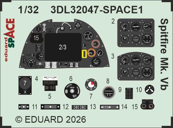 1/32 Eduard Space Set Spitfire Mk.Vb SPACE For KOTARE - Squadron.com