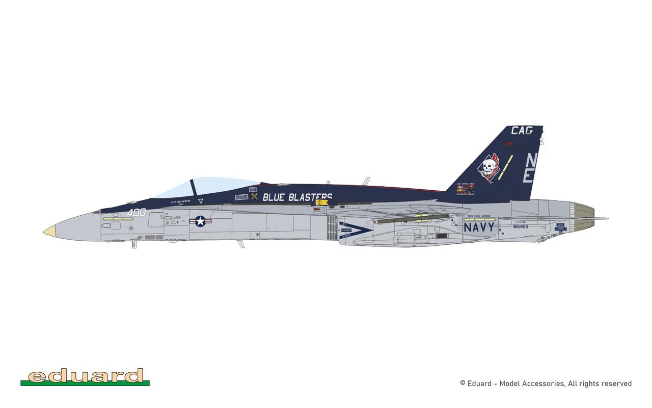 米軍　cレーション  18個セット　送料無料 1/48 Eduard F/A-18C Hornet Legacy Plastic Model Kit - Squadron.com