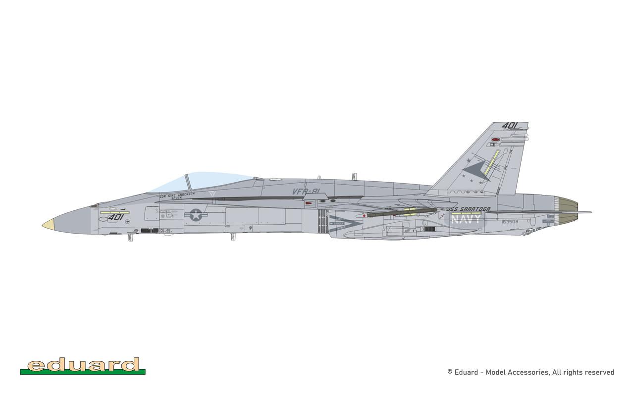 1/48 Eduard F/A-18C Hornet Legacy Plastic Model Kit - Squadron.com