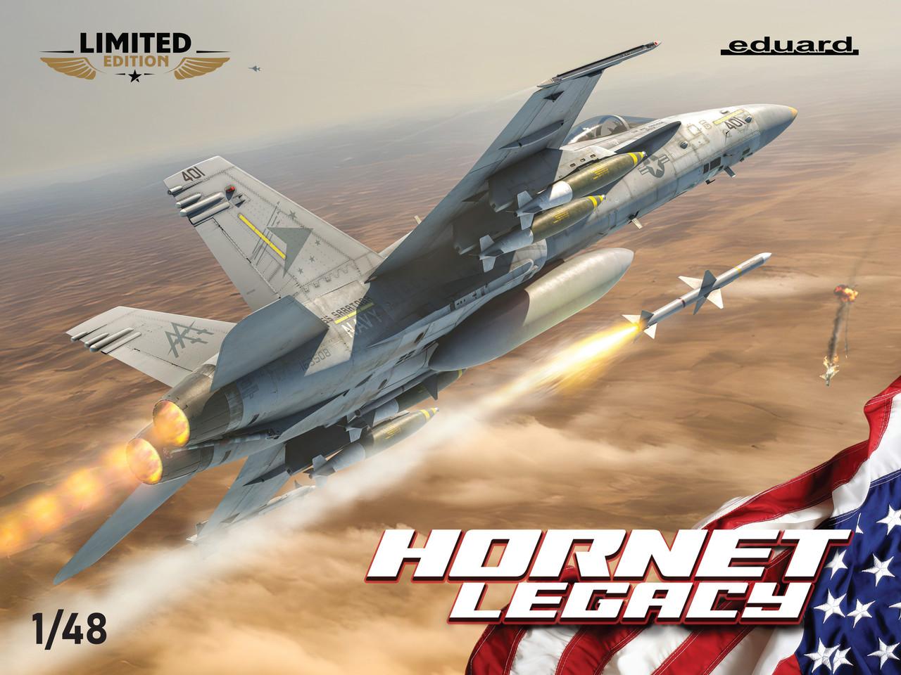1/48 Eduard F/A-18C Hornet Legacy Plastic Model Kit - Squadron.com