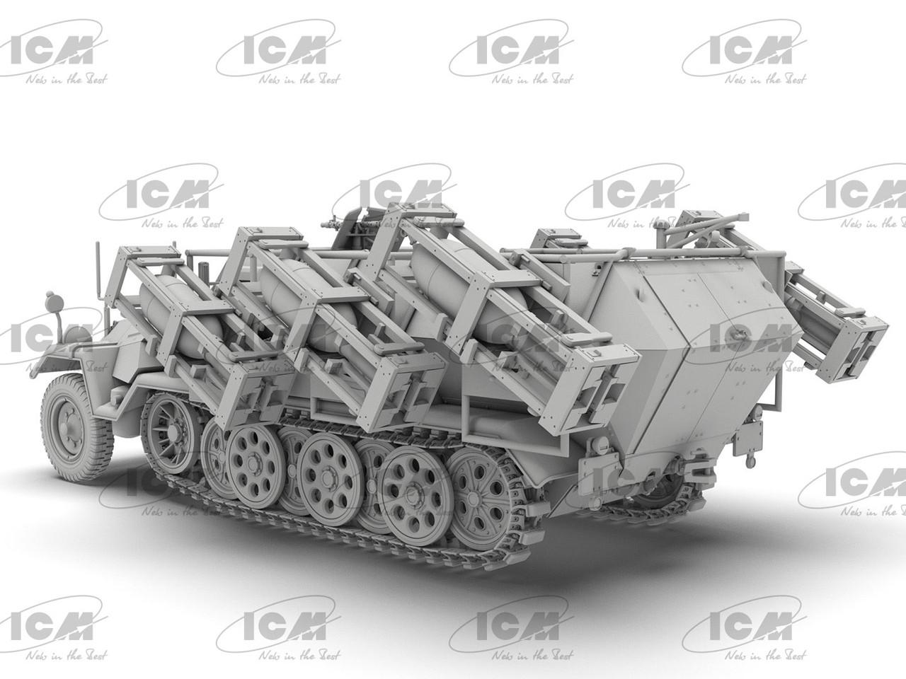 1/35 ICM Sd.Kfz.251 Halftrack w/MLRS Plastic Model Kit - Squadron.com
