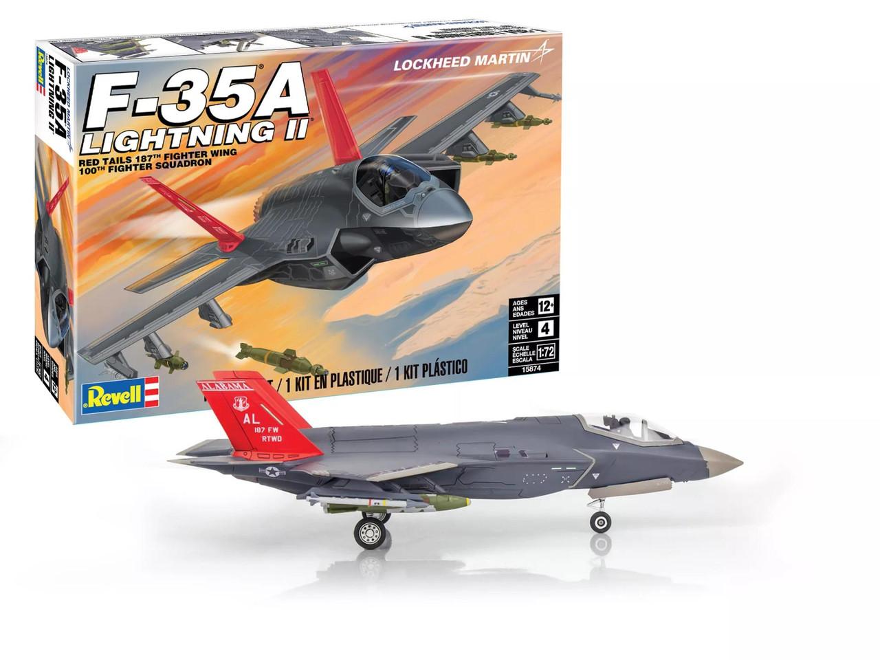 1/72 Revell Lockheed Martin F-35A Lightning II Plastic Model Kit