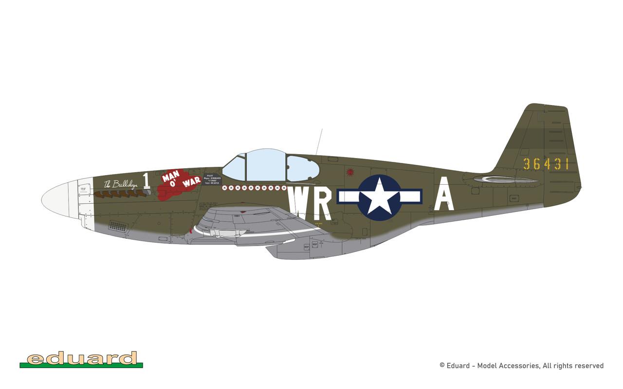 1/48 Eduard P-51B MALCOLM HOOD for 84214 Plastic Model Kit