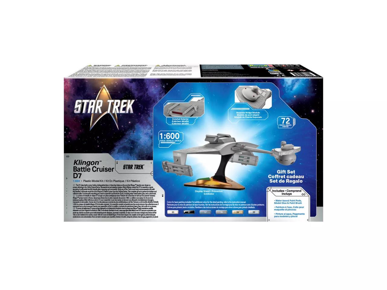 1/600 Revell Star Trek Klingon Battle Cruiser D7 Plastic Model kit