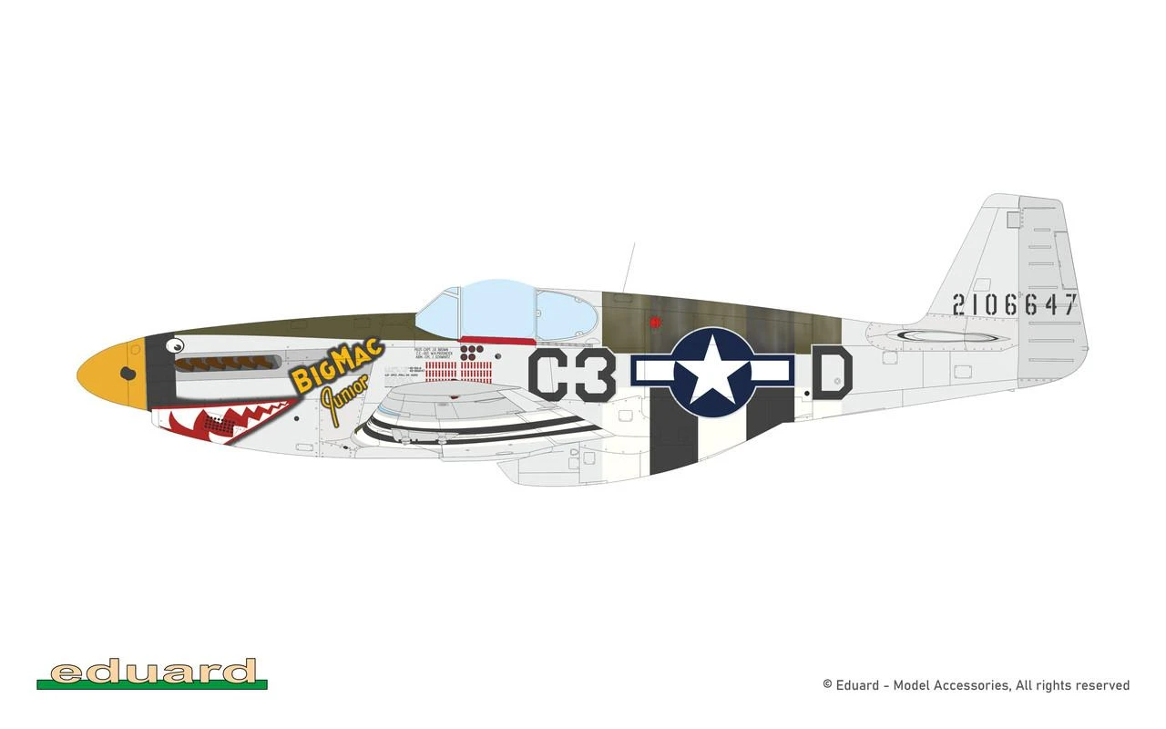 1/32 Eduard P-51B Mustang Royal Hybrid Model Kit - PREORDER
