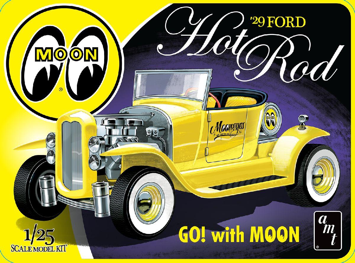 1/25 AMT 1929 Ford Model A Roadster Hot Rod (Mooneyes) Collector