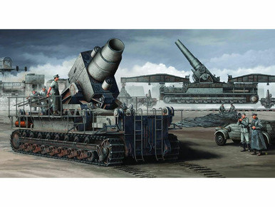 1/35 Trumpeter Morser Karl-Gerat 040/041 on Railway Transport