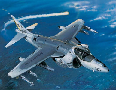 航空機・ヘリコプター AV-8B HARRIER II NIGHT ATTACK trp2285-132-trumpeter-av8b-
