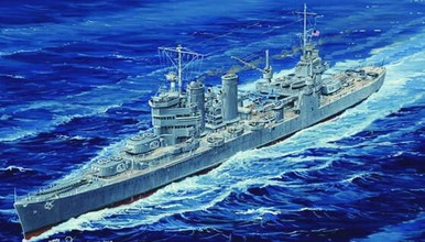 トランペッター 1/700 米海軍 ニューオリンズ級 重巡洋艦 CA-34 アストリア 1942 trp5743-1700-trumpeter-uss-