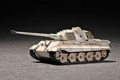 その他 King Tiger Sd.Kfz.182 PORSCHE TURRET 1/72 Trumpeter German SdKfz 182 King Tiger Tank w/Zimmerit