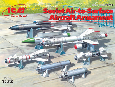 1/72 ICM Soviet Air-to-Surface Aircraft Armament (X-29T, X-31P, X