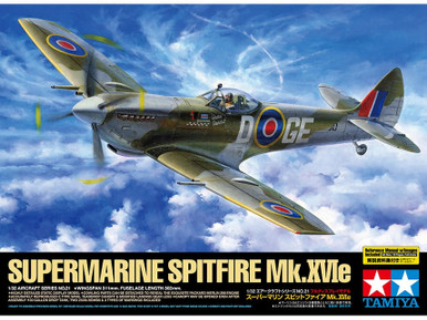 1/32 Tamiya Spitfire Mk.Xvie Plastic Model Kit - Squadron.com