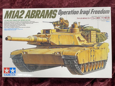 1/35 Tamiya M1A2 Abrams 120mm Gun MBT Plastic Model Kit - Squadron.com