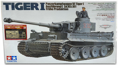 1/35 Tamiya Tiger I W/Aber P/E Plastic Model Kit - Squadron.com
