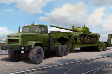 1/35 Hobby Boss Ukraine KrAZ-6446 Tractor with MAZ/ChMZAP-5247G
