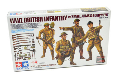1 35 Tamiya WWI British Infantry x4 W Small Arms Equipment 1 35 Tamiya WWI British Infantry x4 W Small Arms Equipment