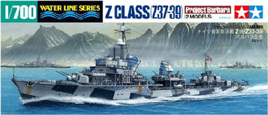 1/700 German Z Class (xZ37-39) Destroyer Project Barbara Waterline