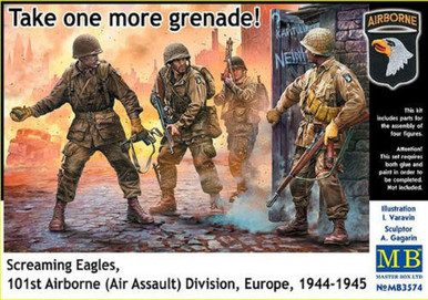 WWII 1944 101st Airborne Division フィギュア mbl03574-135-master-box-