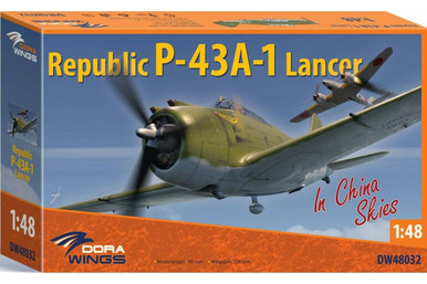 1/48 Dora Wings Republic P43A1 Lancer in China Skies Aircraft