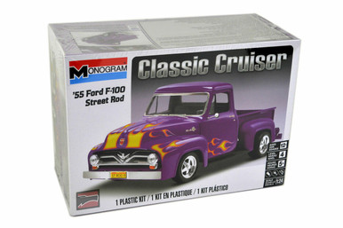 ’55 フォード F-100 ストリートロッド 1/24 アメリカレベル Amazon.com: Revell 85-0880 '55 Ford F-100 Street Rod 1:24