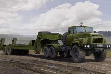 Amazon | TAKOM 1/35 KrAZ-6446 トラクター&ChMZAP-5247Gセミ