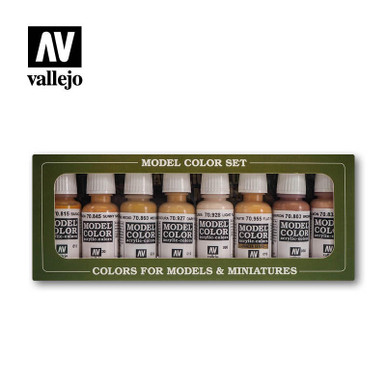Vallejo Paint 17ml Bottle Face & Skin Tones Model Color Paint Set