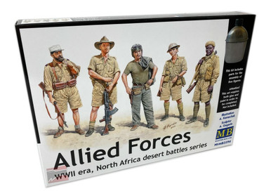 1/35 Master Box Allied Forces WWII era North Africa desert battles