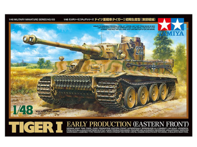 TIGER-I 1/48スケール 戦車モデル 1/48 Tamiya Tiger I Tank Early Production Eastern Front Plastic