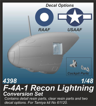 Recon Model Kit 1/48 CMK F-4A-1 Recon Lightning Conversion Set Resin - MMD - Military ...
