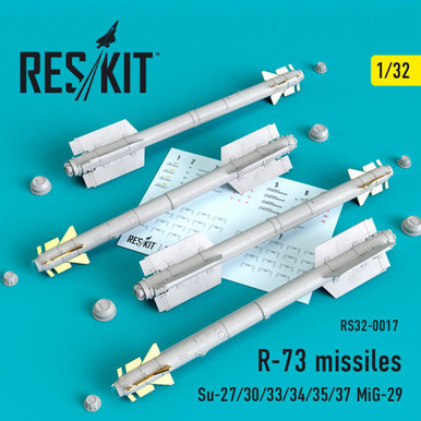 1/32 Reskit R-73 missiles (4 pcs) - Squadron.com