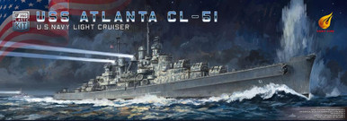 限定！USS ATLANTA CL-51 1/350 プラモデル 限定！USS ATLANTA CL-51 1/350 プラモデル 1/350 米海軍軽
