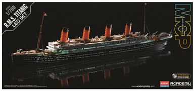 1/700 Academy RMS Titanic with LED Lights - Plastic Model