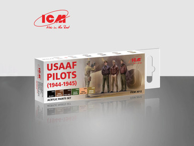 Figurine Modèle Plastique ICM 1/32 USAAF Pilot (1944-1945) - Pour Modélisme Et Collection - À Partir De 14 Ans - 2