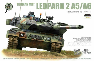 Maquette Char German Leopard 2 A6 Mbt |trumpeter|00966| 1:16 Maquette