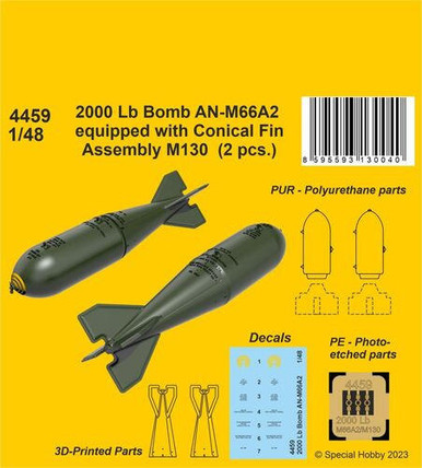 トランプ ANYONE BOMB set US 500lb bombs 1/72 - Eduard Store
