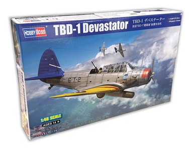 Model Kit Boss Austin 1/48 Hobby Boss TBD-1 Devastator Plastic Model Kit - Squadron.com