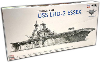 1/350 Pontos Model USS Essex LHD-2 DELUXE Plastic Model Kit