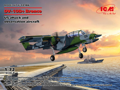 1/72 ICM OV-10D+ Bronco US Attack Aircraft Plastic Model Kit