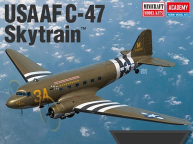 C-47 SKYTRAIN プラモデルキット 1/144 Academy C-47 Skytrain USAAF - Squadron.com