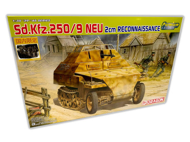 A7V Totenkopf プラスチックモデルキット 1/35 1/35 Built WWII German Sd.Kfz 250/9 Recon Half Track 2nd SS