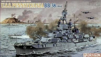 USS Pennsylvania BB-38 1944/DRAGON：未使用品 模型・プラモデル