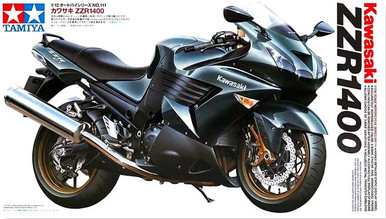 1/12 Tamiya Kawasaki ZZR 1400 Motorcycle Plastic Model Kit