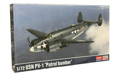 1/72 Academy USN PV-1 Patrol Bomber Plastic Model Kit - Squadron.com